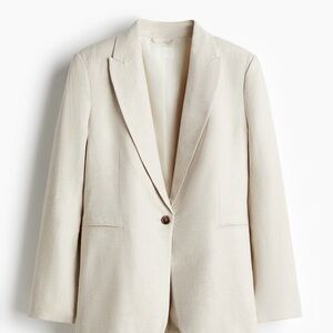 H&M Cream Women's Suit Jacket